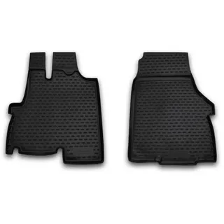 Element passgenaue Fußmatten, für FIAT Ducato III 2012-2020, 2 tlg 3D Gummimatten schwarz