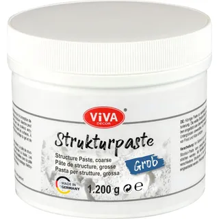 ViVA DECOR Strukturpaste Grob 1,2 kg - Weiß