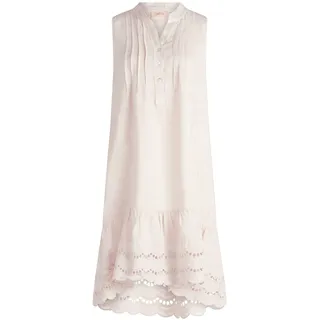 Bodykleid CARTOON "Casual-Kleid mit Stickerei", Damen, Gr. 40, EURO, beige (cream), Obermaterial: 100% Leinen LI., Kleider Bodykleid