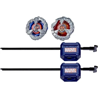 Hasbro Beyblade X und Marvel Collab, Captain America 4-70GB vs. Red Hulk 1-80R