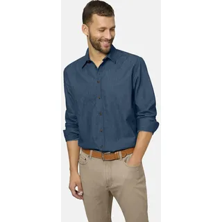 Babista Langarmhemd »Hemd STILAVEST« 1 Stk. aus leichtem Denim, blau