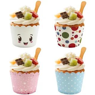 Papier 200 Stück Muffinförmchen Cupcake Förmchen, Mini Muffins, Muffins Papierförmchen, Kinder, muffinform papier