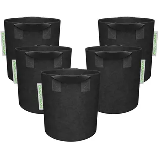 5er Set Stofftöpfe 19 L