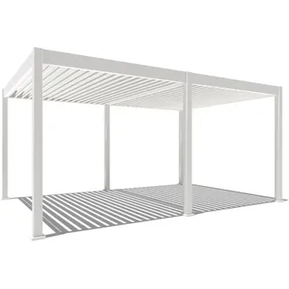 Weide Deluxe Elektrisch Pavillon Terrassenüberdachung Alu Led 3,6 X 5 M