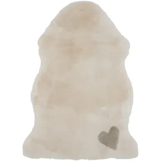 Jimmylee Schaffell , Perlmutt , Leder , Lederlook,Echtleder , Lammfell,Lammfell , Schaf , Tierform , 80x50 cm , Oeko-Tex® Standard 100 , in verschiedenen Größen erhältlich , Teppiche und Böden, Teppiche, Schaffelle & Kuhfelle