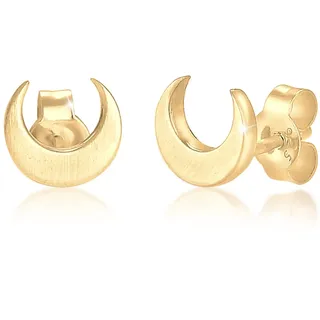 Elli Ohrstecker Luna goldfarben 925 Silber