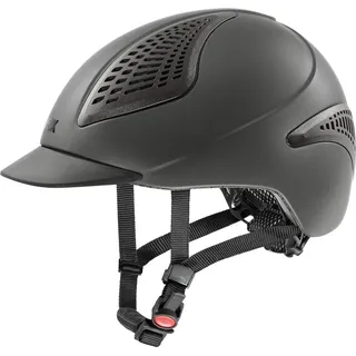 uvex Exxential III Reithelm – Sicherheit & Komfort – Leichtes Inmould-Design – Ponytail Cut – Anthracite mat S-M