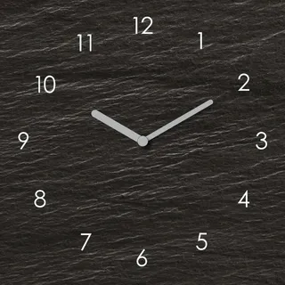 Wanduhr , Multicolor , Glas , 20x20 cm , Dekoration, Uhren, Wanduhren