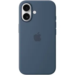 Apple iPhone 16 Silikon Case mit MagSafe denim