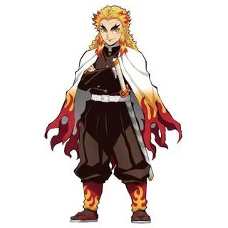 Madcow Demon Slayer Rengoku-lampe 40 Cm - Multicolor