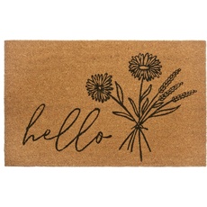 Bild Fußmatte Hello Flowers«,