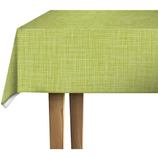 d-c-fix Wachstuchtischdecke – Sharon limone (150 cm rund) – Tischunterlage für Küchen- und Esstisch – lebensmittelechtes & abwaschbares Esstischset