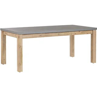 Beliani Gartenmöbel Set 6-tlg. Grau