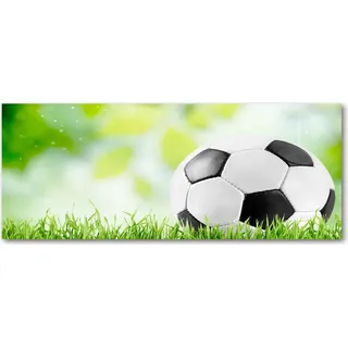 Tulup® Küchenrückwand Spritzschutz aus Glas -125x50 -Spritzschutz auf gehärtetes Glas Deko Sport Fußball