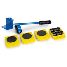 Toolland Transportroller-Set, 4 Rangierrollen, Möbelheber, Tragkraft bis zu 150 kg