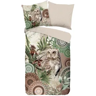 HIP Wendebettwäsche Kirja, Multi Baumwolle, B/L: ca. 155x220 cm + Multi