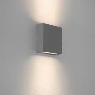 Wandleuchte Up- und Downlight Elis Twin von Astro, silber lackiert