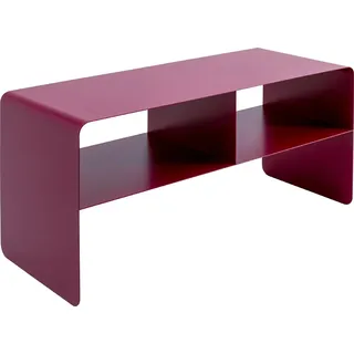Kare Design Lowboard Lounge M, Pink, 90x37x44 cm, TV-Schrank, Sideboard, minimalistisches Design, 2 Fächer, Stahl, Industrial, Modern, Wohnzimmer
