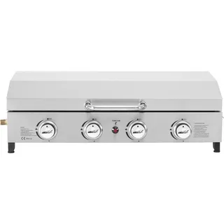 Habitat Garten Plancha fasto Grau , Metall , 52x25x84 cm , Grills, Gasgriller