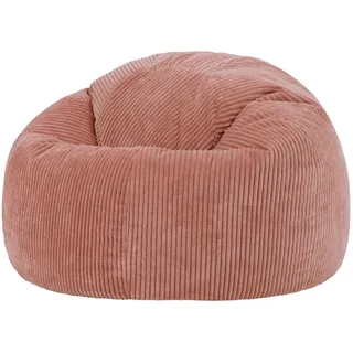 I.C.O.N. Icon Kingston Sitzsack Cord mit Füllung, Rosa