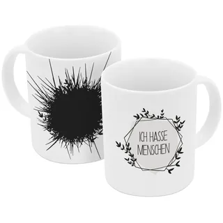 Gedalabels Kaffeetasse 0,33 l Weiß 2 St.