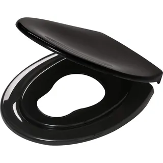 Tiger Tulsa toiletzitting 37,1x44,7x5cm zwart - Schwarz