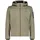 Man Jacket Zip Hood Herren Khaki 52