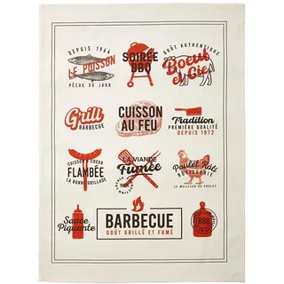 COUCKE Geschirrtuch, Bedruckt, aus Baumwolle, 50 x 75 cm