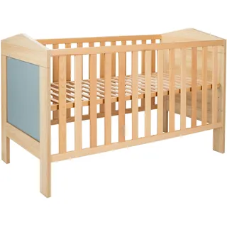 Arthur Berndt Babybett ARTHUR BERNDT "Kinderbett »Roofy« 70 x 140 cm", nagano, oak, nachbildung, salbei, B:144cm H:91cm L:74cm T:74cm, Holzwerkstoff, MDF, Massivholz, Babybetten, Babybett