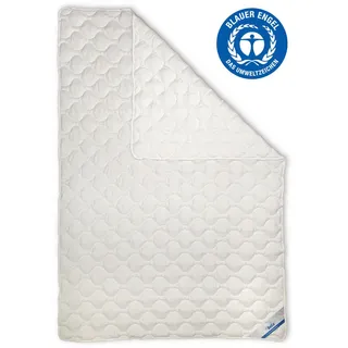 Beco Winterdecke , Weiß , Textil , Füllung: Hohlfaser,Hohlfaser , 155x220 cm , Blauer Engel , temperaturausgleichend, feuchtigkeitsregulierend, weich und anschmiegsam, pflegeleicht, ökologisch, atmungsaktiv, hygienisch, Tasche , Heimtextilien, Kopfpolster & Bettdecken, Bettdecken, Winterdecken