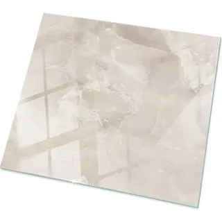 Marmorstrukturmuster– Küchenarbeitsplatte – Glasplatte Küche – Glasarbeitsplatte – Küchenplatte Glas – Arbeitsfläche Glas – Pflegeleicht – 50x50 cm