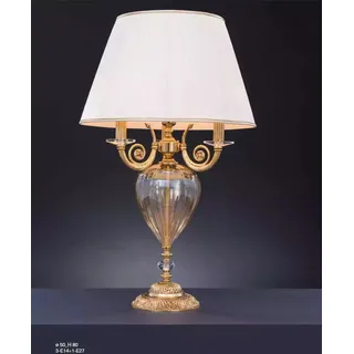 JV Möbel Kronleuchter Tischlampe  Art-déco Kristall Leuchte - Gold