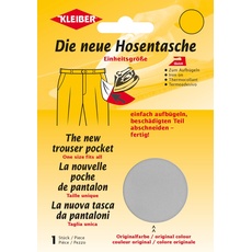 Kleiber Unisex Quick Ersatzhosentasche, Grau, Einheitsgröße EU