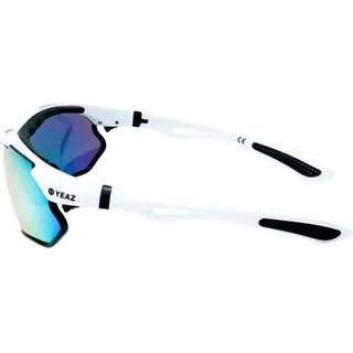YEAZ Sport-Sonnenbrille weiß/schwarz/rot SUNRAY