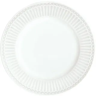 GreenGate - Teller, Kuchenteller, Dessertteller - Alice - Porzellan - weiß - D 17,5 cm