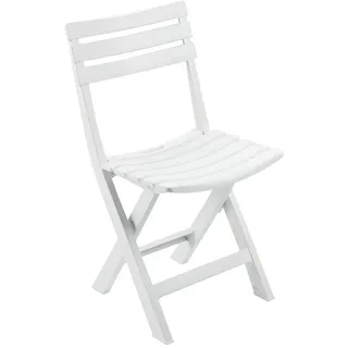 PROGARDEN Birki Klappstuhl 46 x 41 x 78 cm weiß