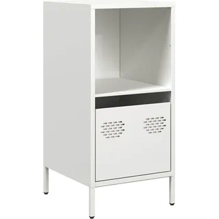 Sideboard Weiß 35x39x73,5 cm Kaltgewalzter Stahl - Weiß