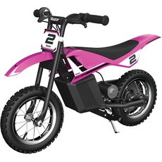 Epson Razor Kids Electric Motorbike - MX125 Dirt Rocket Bike ab 7 Jahren mit 8 mph Max Speed & 40 Minuten Fahrzeit, bis zu 5 Meilen Reichweite, 100W Ride On mit 12V 5Ah Batterie und 12“ Luftreifen