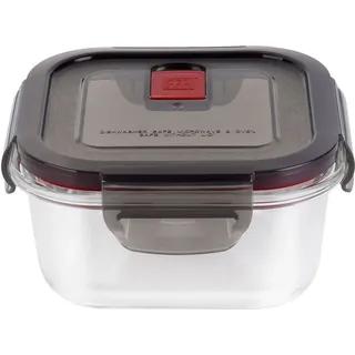Zwilling Glasbehälter eckig dunkelrot 14,5 x 7 x 14,5 cm 0,5 l