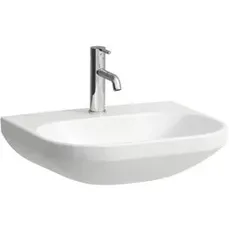 Laufen Lua Waschtisch, 1 Hahnloch, ohne Überlauf, 550x460mm, H811081, Farbe: Weiß mit LCC