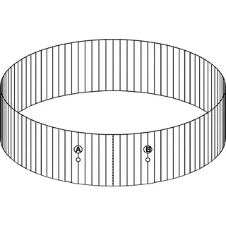 Bestway® Ersatzteil Stahlwandrahmen für HydriumTM Stahlwandpool 610x360x120 cm (ab 2022), oval