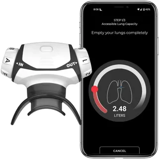 Airofit Atemtrainer Pro 2.0 Weiß One Size