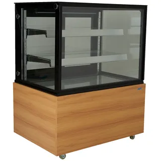 Saro Kuchenvitrine mit Holzdekor, 300 Liter Modell MAXIME