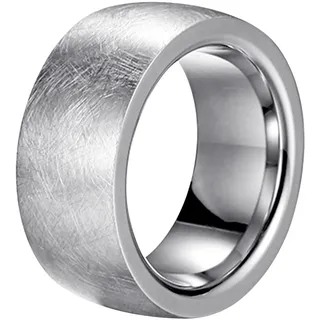 Fingerring FIRETTI "Schmuck Geschenk Edelstahl Ring Damenring Herrenring Ice" Gr. 62, silber (edelstahlfarben), Fingerringe, Damen, 62, Edelstahl, 11mm, Fingerring