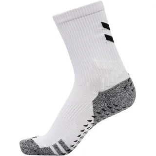 hummel Pro Grip Tennissocken Weiß/Schwarz 35-38