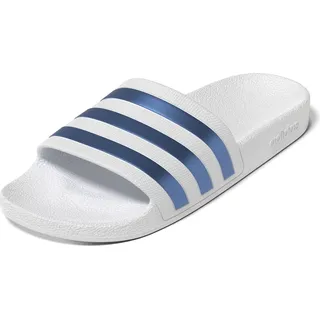 Aqua adilette Cloud White / Blue Fusion Met. / Cloud White 40 1/2