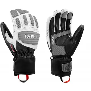 Leki Griffin Pro 3D Skihandschuhe Weiß/Schwarz 10,5