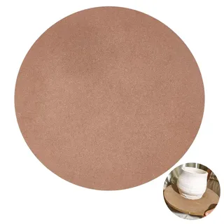 BENECREAT 30 cm Runder Töpferscheibenschläger, Mitteldichte Faserplatte (MDF) Keramik-Ton-Trockenbrett, Ton-Wurfschläger Für Töpfer, Ton Drehen, 9 mm Dick