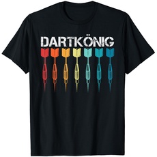 Dart dartkönig darts Dart Dartpfeil 180 Hundred Eighty kings T-Shirt