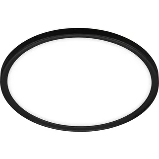 Briloner LED Bad Deckenleuchte 1 rund schwarz
